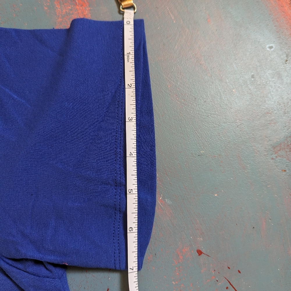 💙 ROSIO 💙 Indigo Cropped Tee - Picture 4 of 6